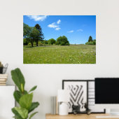 Weide idylle poster (Thuiskantoor)