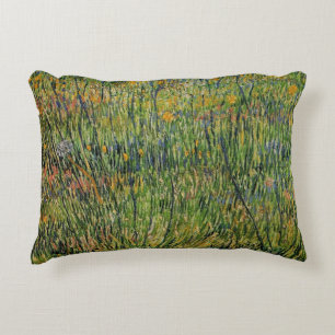 Weide in bloei door Vincent van Gogh Decoratief Kussen