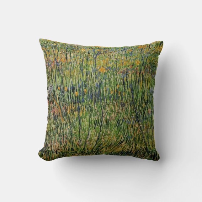 Weide in bloei door Vincent van Gogh Kussen (Voorkant)