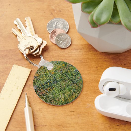 Weide in bloei door Vincent van Gogh Sleutelhanger (Bureau)