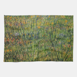 Weide in bloei door Vincent van Gogh Theedoek