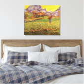Weide in de bergen door Vincent van Gogh Canvas Afdruk (Insitu (Slaapkamer))