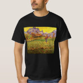 Weide in de bergen door Vincent van Gogh T-shirt (Voorkant)