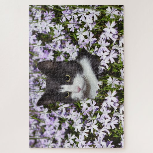 weide kattenpuzzel legpuzzel (Verticaal)