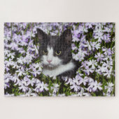 weide kattenpuzzel legpuzzel (Horizontaal)