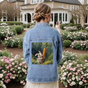 Weide Konijn Dromen: Wapperende Spijkerjack Denim Jacket