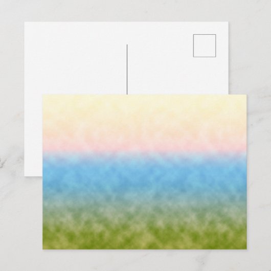 Weide Licht Briefkaart (Voorkant / Achterkant)