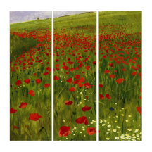 Weide met papaver (1896) Merse Pál Szinyei