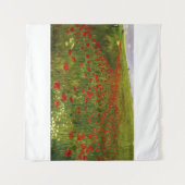 Weide met papaver (1896) Merse Pál Szinyei Wandkleed (Voorkant (horizontaal))