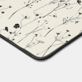 weide met wilde bloemen,aquarel boho wilde bloemen bureaumat (Hoek)