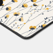 weide met wilde bloemen,aquarel boho wilde bloemen bureaumat (Hoek)