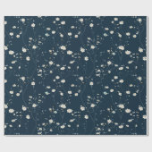 weide met wilde bloemen,waterverf boho wilde bloem cadeaupapier (Vlak)