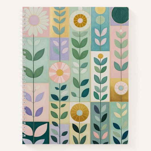 Weide Patchwork Notitieboek (Voorkant)