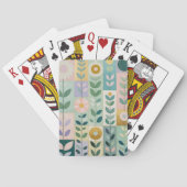 Weide Patchwork Pokerkaarten (Achterkant)