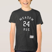 Weide Rue sportletter-shirts Tri-Blend Shirt (Voorkant)