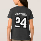 Weide Rue sportletter-shirts Tri-Blend Shirt (Achterkant)