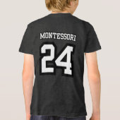 Weide Rue sportletter-shirts Tri-Blend Shirt (Achterkant)