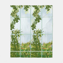 weide-Uitzicht Fleece Deken