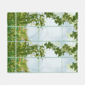 weide-Uitzicht Fleece Deken (Voorkant (Horizontaal))