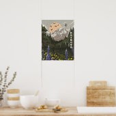 Weide van de Rijzende Zon Poster (Keuken)