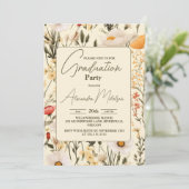 weide Wildflower 2024 Afstuderen Kaart (Staand voorkant)