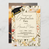 weide Wildflower 2024 Afstuderen Kaart (Voorkant / Achterkant)