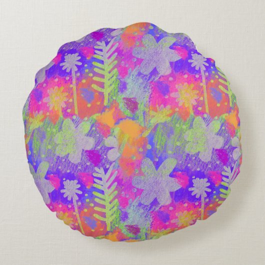 Weide zonsondergang rond kussen (Achterkant)