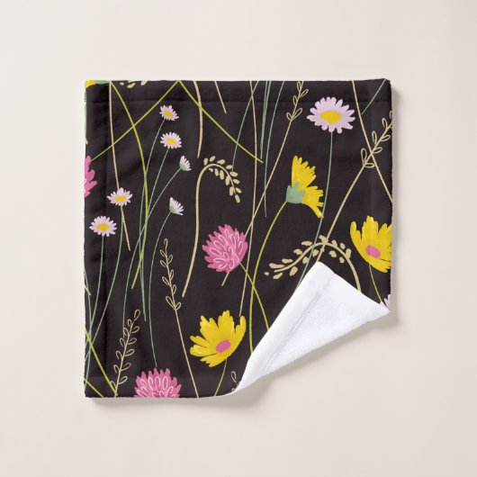 weidebloei bad handdoek (Wasdoekje)