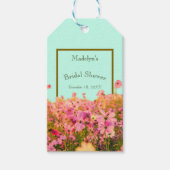 Weidebloemen Bruidsfeest of Evenement Cadeaulabel (Voorkant)