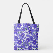 weidebloemen cichorei tote bag (Achterkant)
