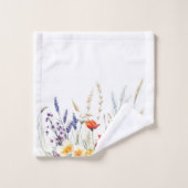 Weidebloemen en Lavendel Bad Handdoek (Wasdoekje)