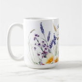 Weidebloemen en Lavendel Koffiemok (Links)