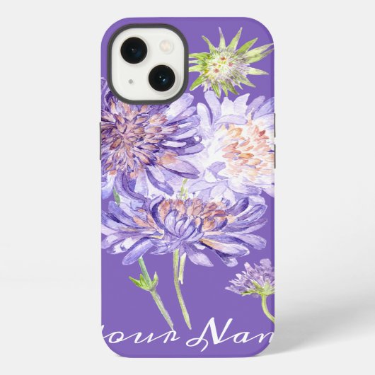 weidebloemen iPhone hoesje (Achterkant)
