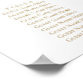 weidebloemen krans ontwerp Dop zitgrafiek Poster (Hoek)