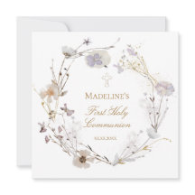 weidebloemen met de Eerste Heilige Communie