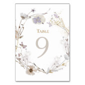 weidebloemen Tabel Nummer 9 Kaart (Voorkant)