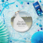 weidebruid papieren bordje (Feest)