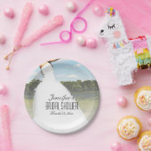 weidebruid papieren bordje (Feest)