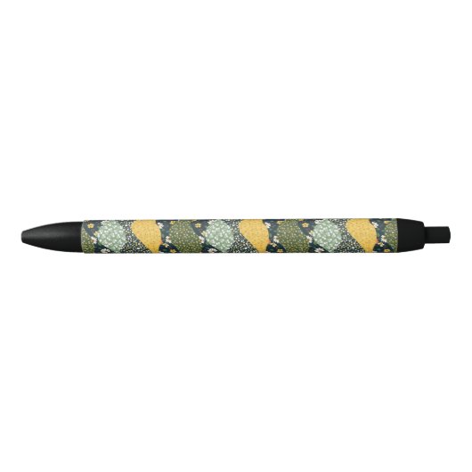 Weidegolven Zwarte Inkt Pen (Voorkant)