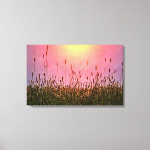 Weidegrassen Canvas Afdruk