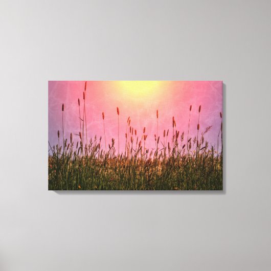 Weidegrassen Canvas Afdruk (Voorkant)