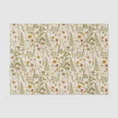 Weidekern Botanische Illustraties Bloemen Grassen Tissuepapier (Voorkant)