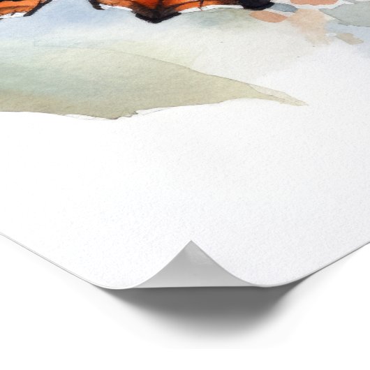 Weidemeyers Admiral Butterfly Art Print Poster (Hoek)