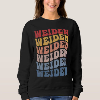 Weiden City Groovy Retro Trui