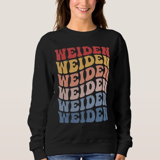 Weiden City Groovy Retro Trui (Voorkant)