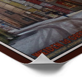 Weiden id Opf - Snowy Side Street Poster (Hoek)