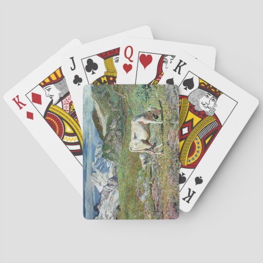 Weiden in de lente pokerkaarten (Achterkant)