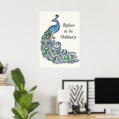 Weigeren gewoon te zijn poster (Thuiskantoor)