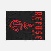 Weigeren om depressie te gooien Bewustheid van de  Fleece Deken (Voorkant (Horizontaal))