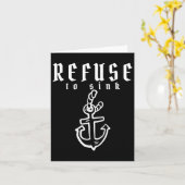 Weigeren om depressie te gooien Bewustheid van de Kaart (Gele Bloem)